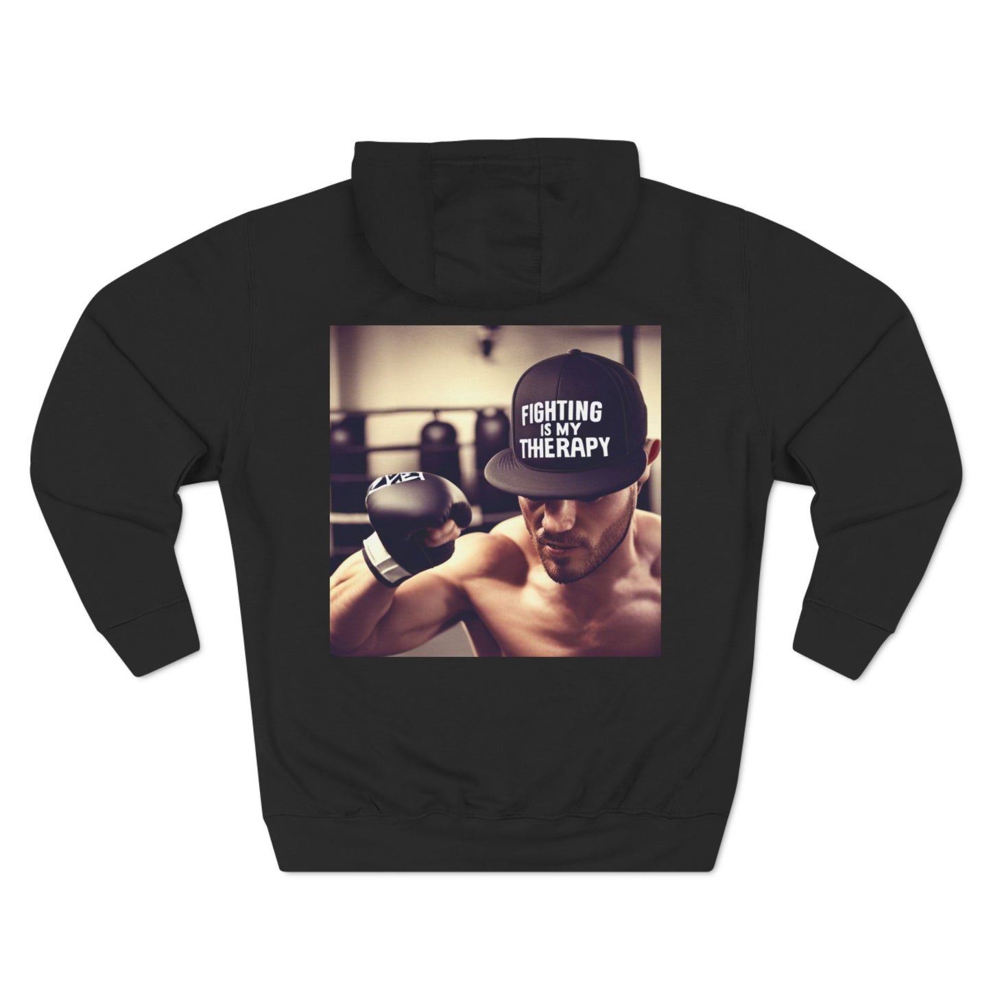 Three-Panel Fleece Hoodie