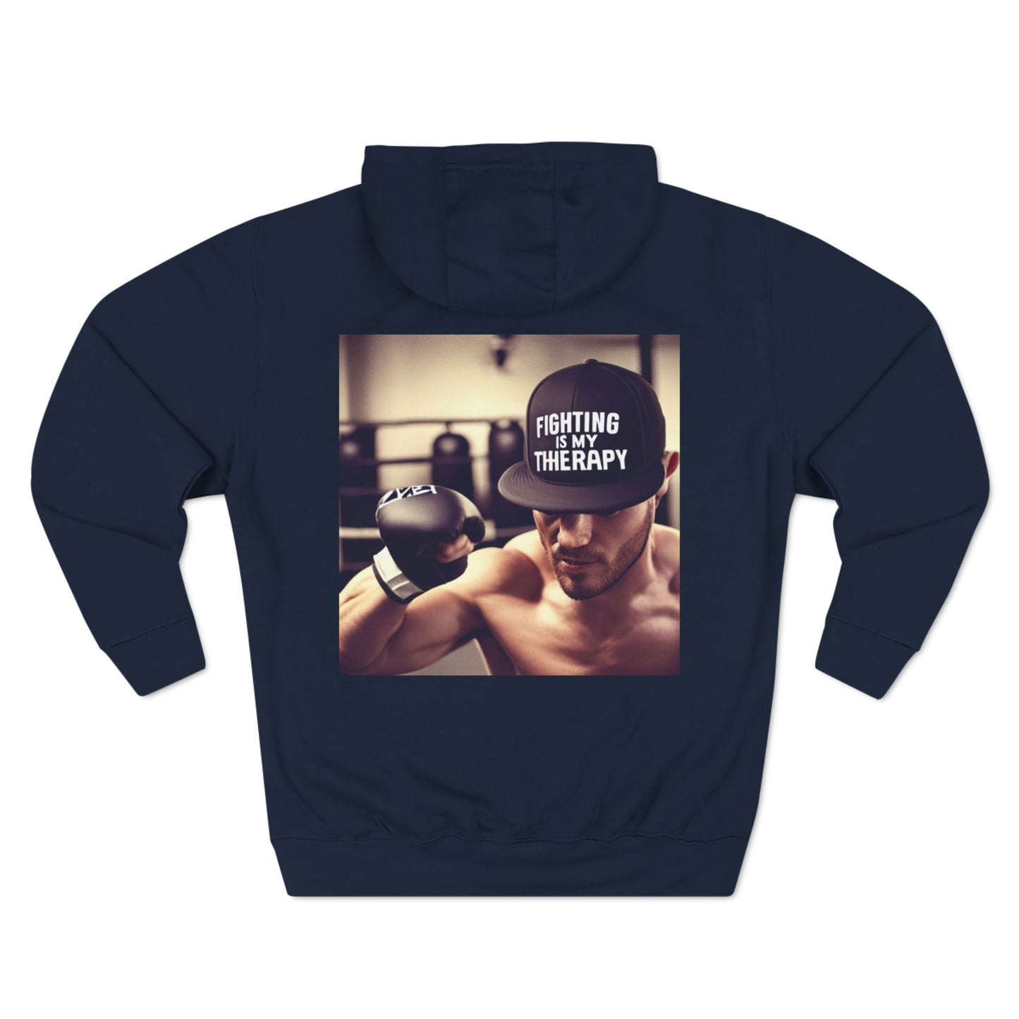 Three-Panel Fleece Hoodie