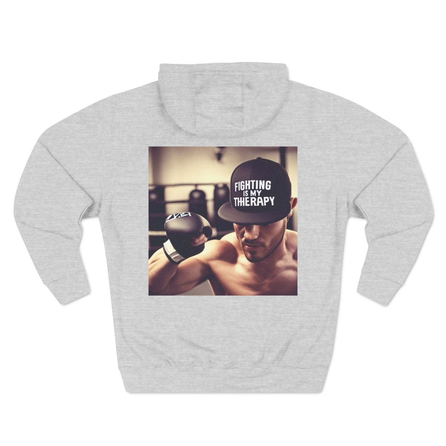 Three-Panel Fleece Hoodie